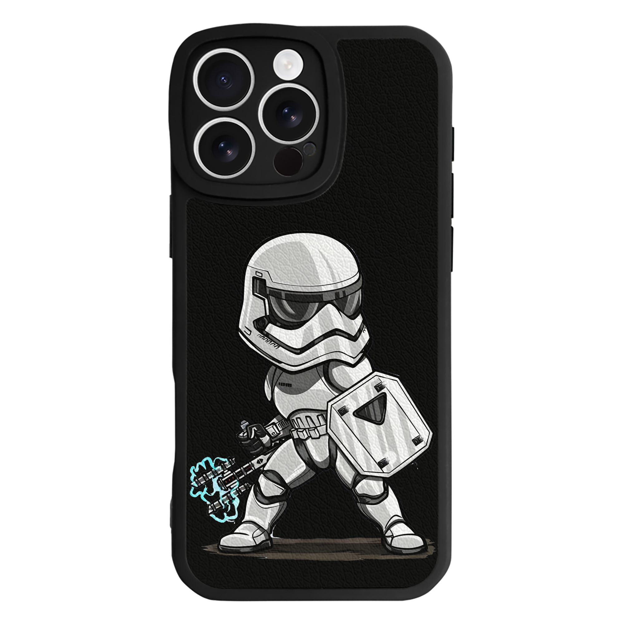 （画像用） スター・ウォーズ Star Wars 【iPhone 16シリーズ対応】シリコンスマホケース（レザー調） 材質：シリコン